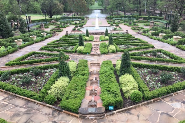 Fort Worth Botanic Garden rose garden