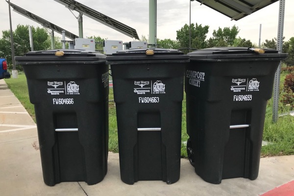 Fort Worth compost drop-off bins