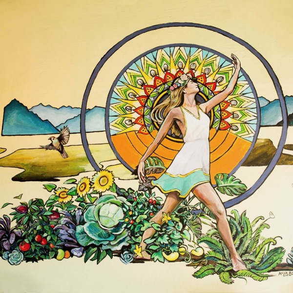 Healthy Hippie mural