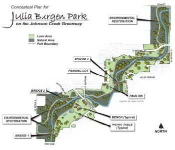 Julia Burgen park plan