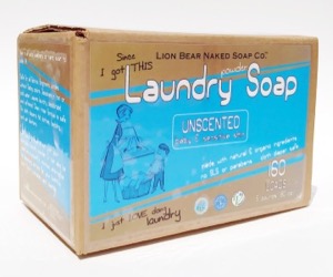 Lion Bear Naked laundry soap