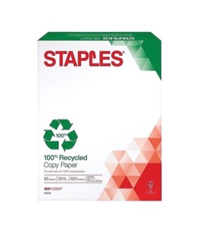 Staples Recycled Paper
