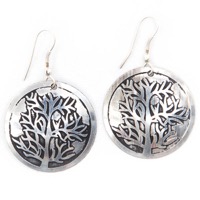 Fair & Square Imports Tree of Life earrings