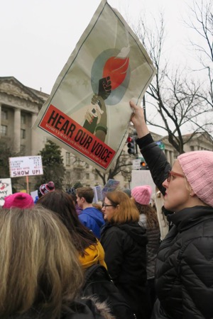 Amy King at DC Women's March